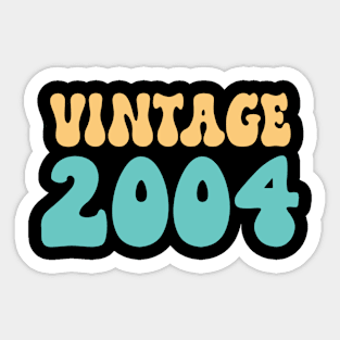 Funny Birthday 2004 vintage Sticker